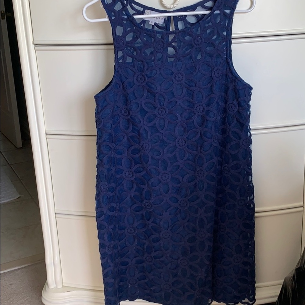 Navy Blue shift dress